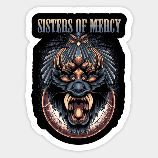 SISTERS OF MERCY VTG Sticker by Bronze Archer